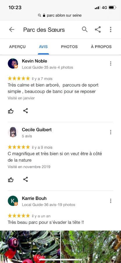 Charmant Room Chez Nous Bus Direct Orly Ablon-sur-Seine Eksteriør billede